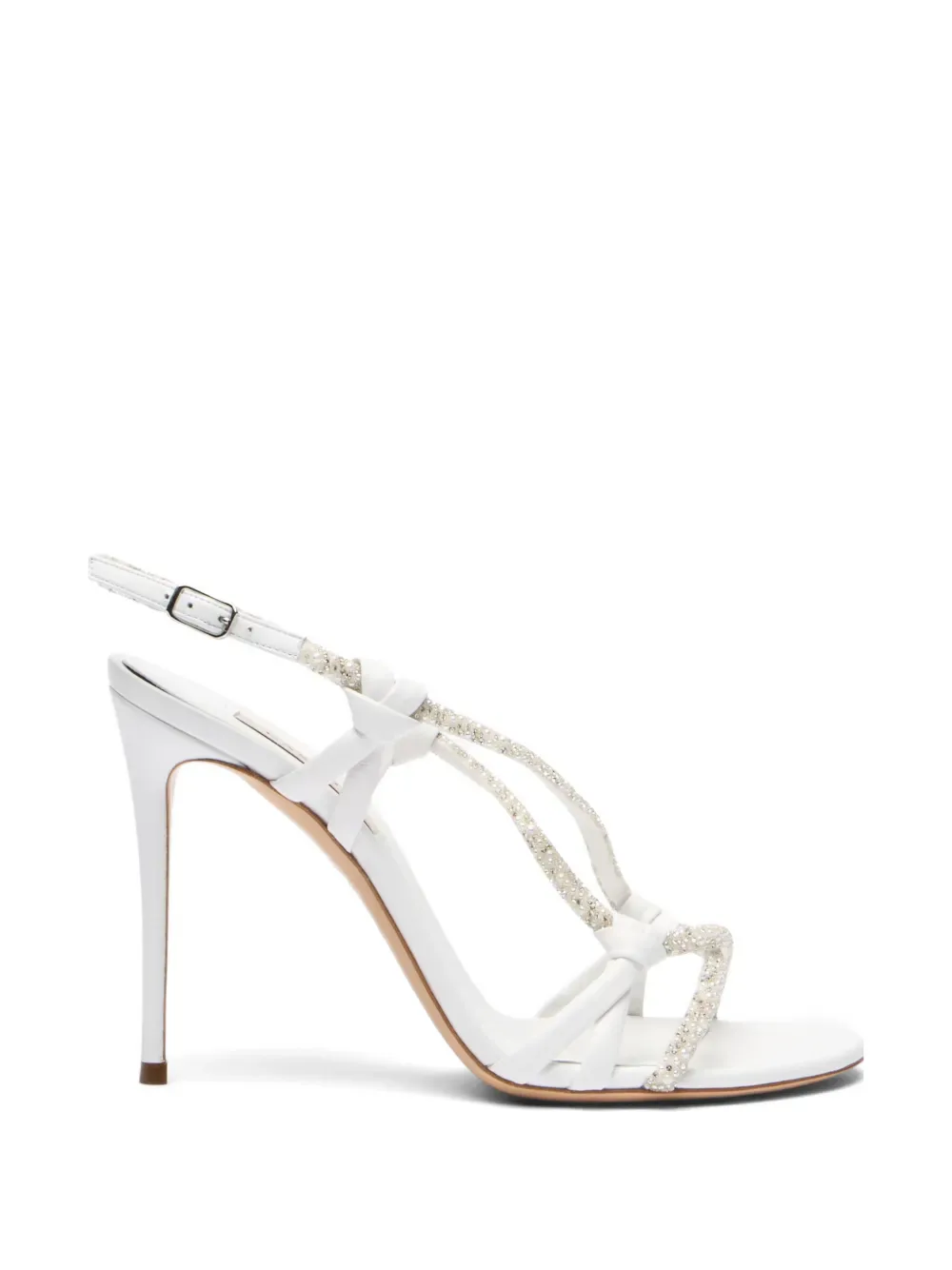 Itaca embellished leather sandals -