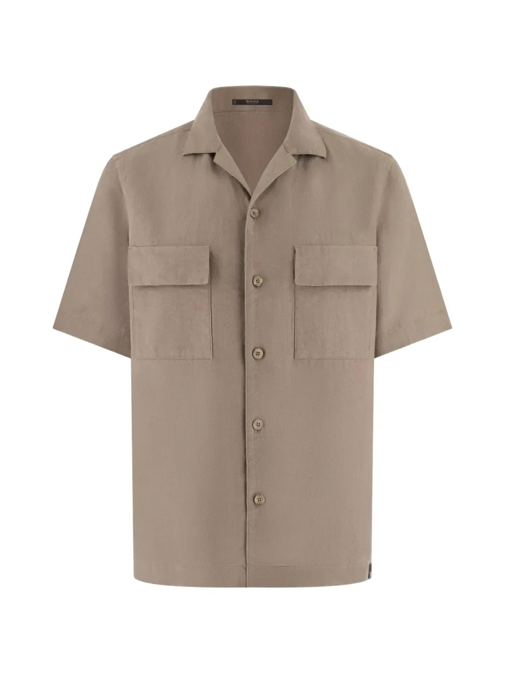 camp-collar shirt - by Boggi Milano