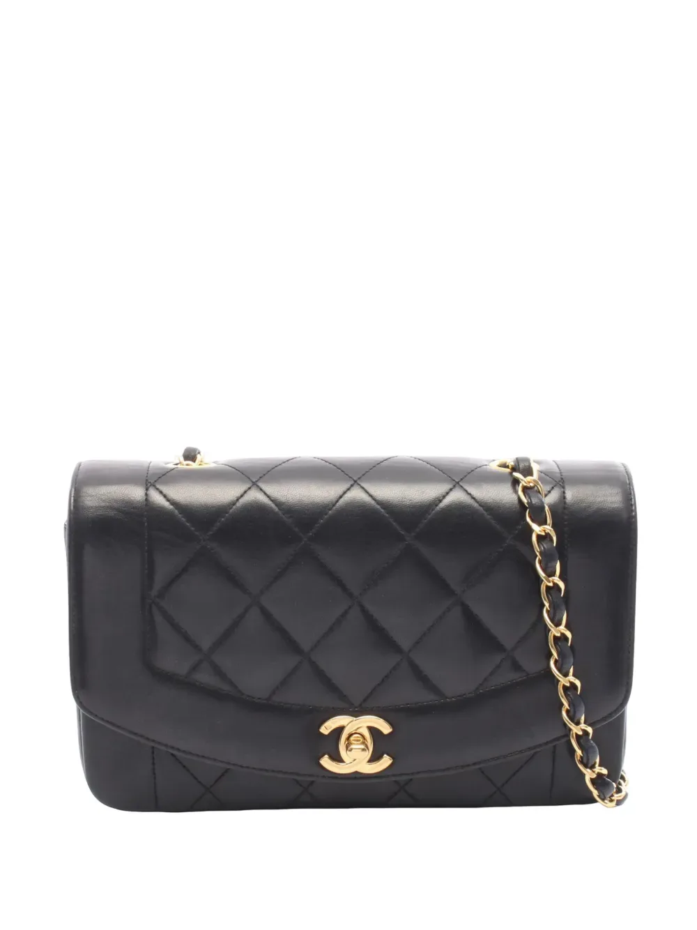 1996-1997 Small Lambskin Diana Flap shoulder bag -