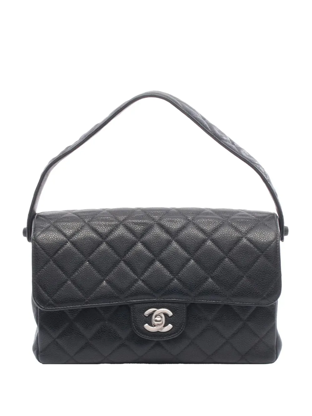 1996-1997 Quilted Caviar Double Sided Flap shoulder bag -