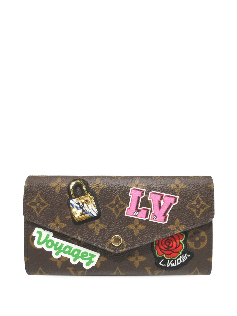 2018 Monogram Patches Sarah Wallet long wallets -