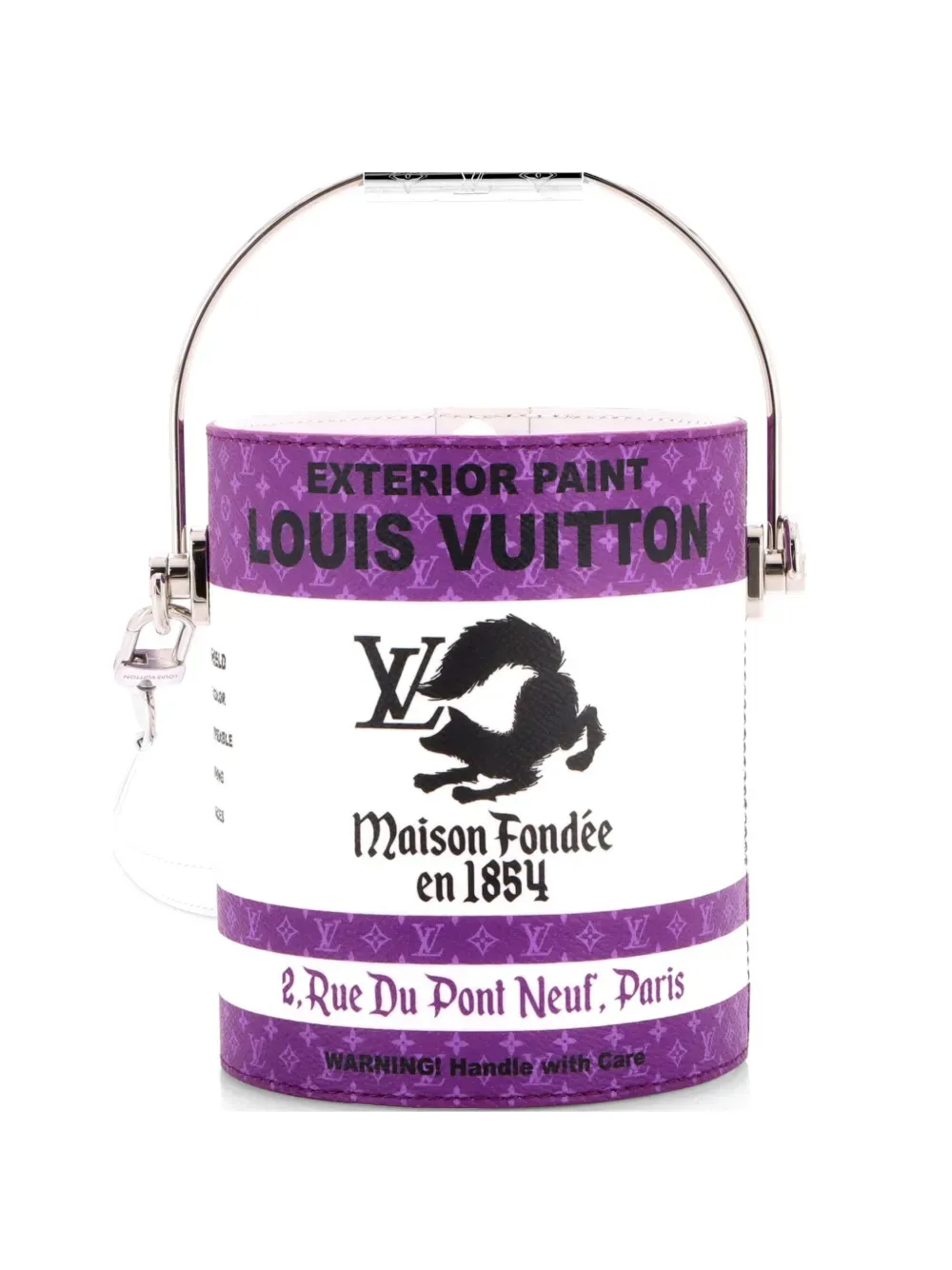 LV Paint Can Bag Monogram Canvas and Leather crossbody bag - by Louis Vuitton Pre-Owned