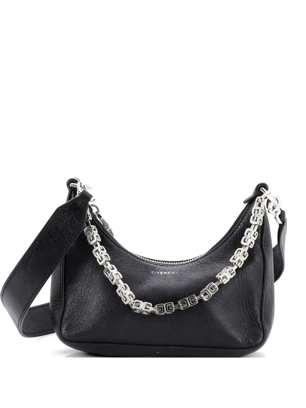 Moon Cut Out Bag Leather Mini crossbody bag -