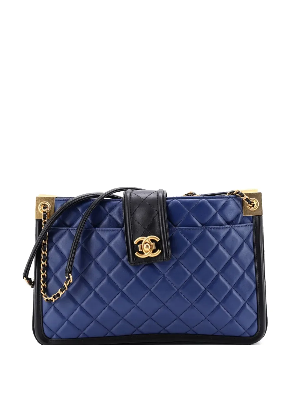 Elegant CC Quilted Lambskin Medium tote bag -