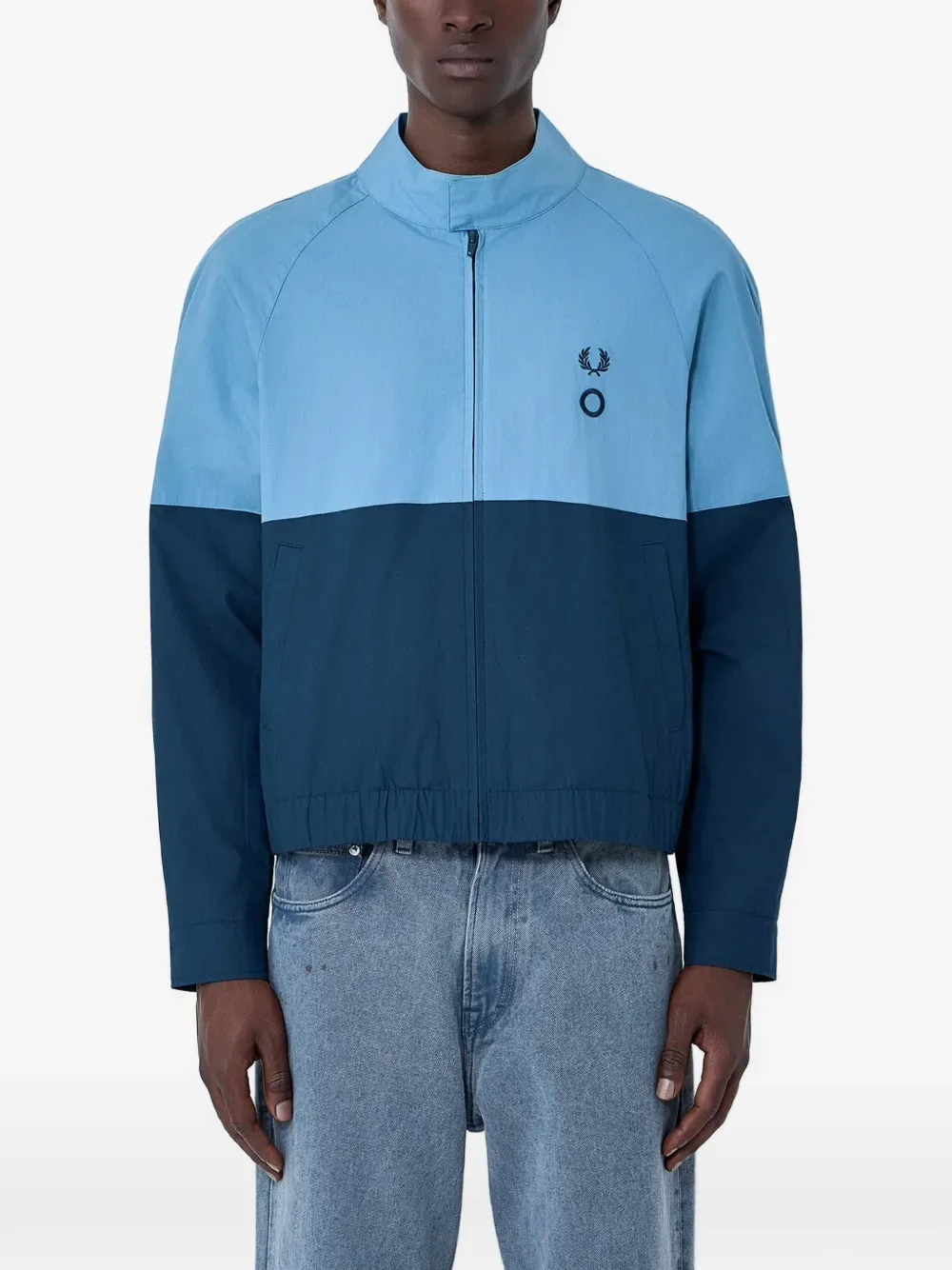 X Criag Green logo-embroidery jacket - by Fred Perry