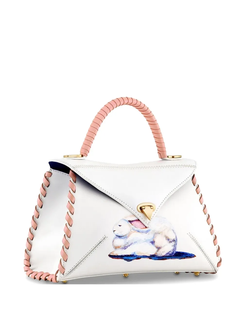 medium bunny-print tote bag -