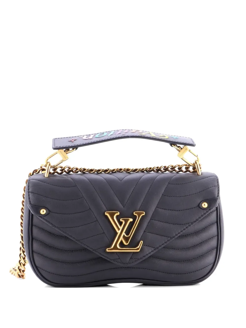 New Wave Chain Bag Quilted Leather MM crossbody bag -