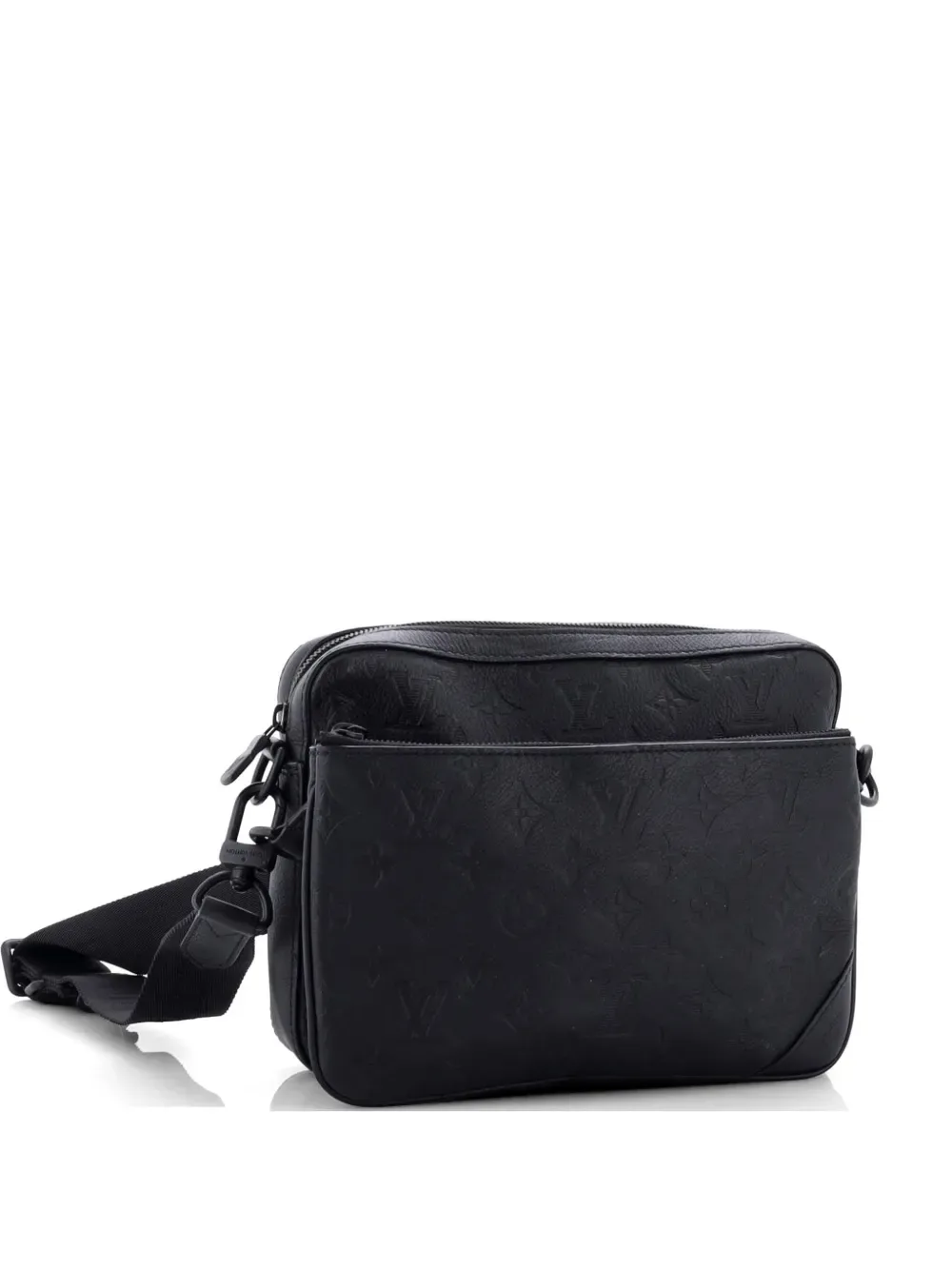 Trio Messenger Bag Monogram Shadow Leather crossbody bag -