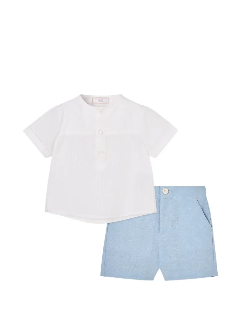 linen shorts set -