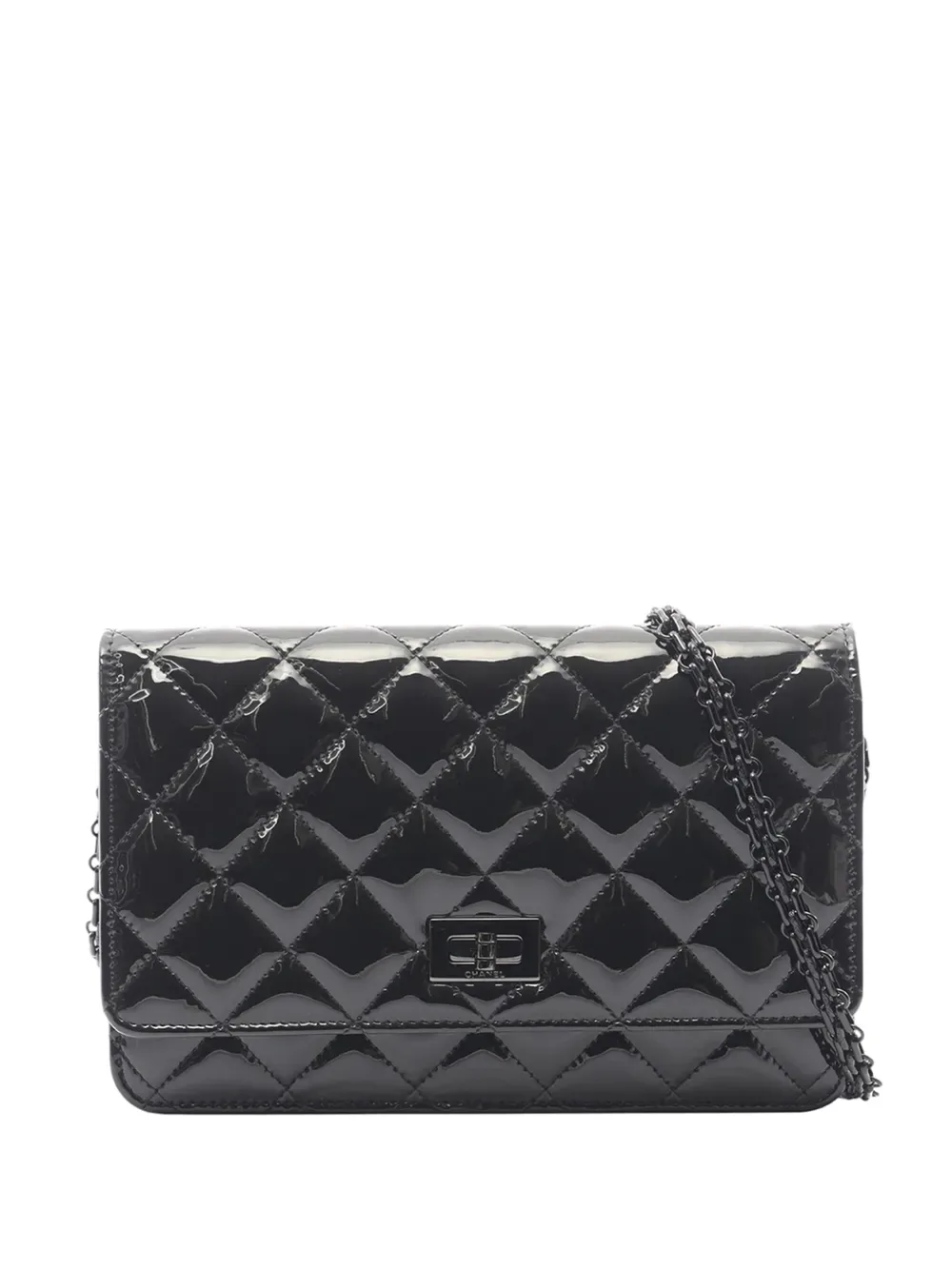 2019 Quilted Patent Reissue 2.55 Wallet on Chain crossbody bag -