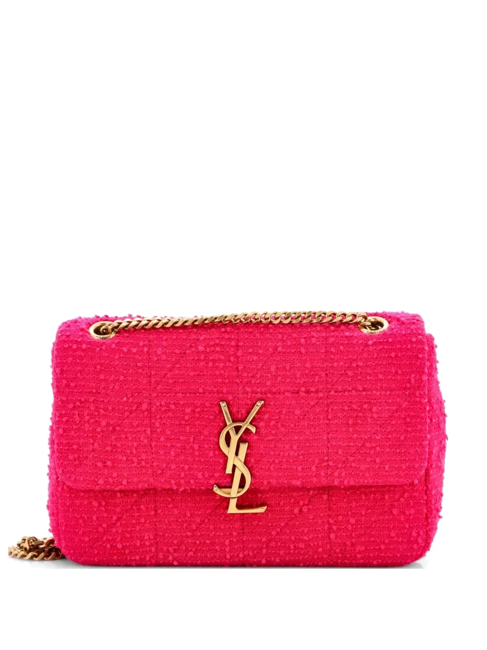 Jamie Flap Bag Quilted Boucle Tweed Medium shoulder bag -