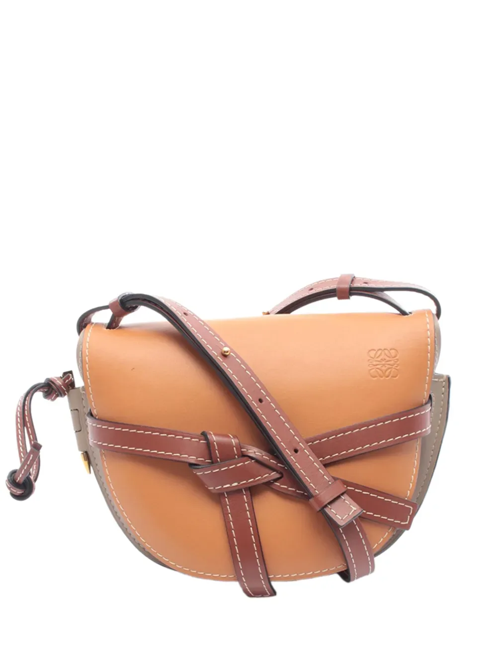 2010-2026 Mini Tricolor Leather Gate crossbody bag -