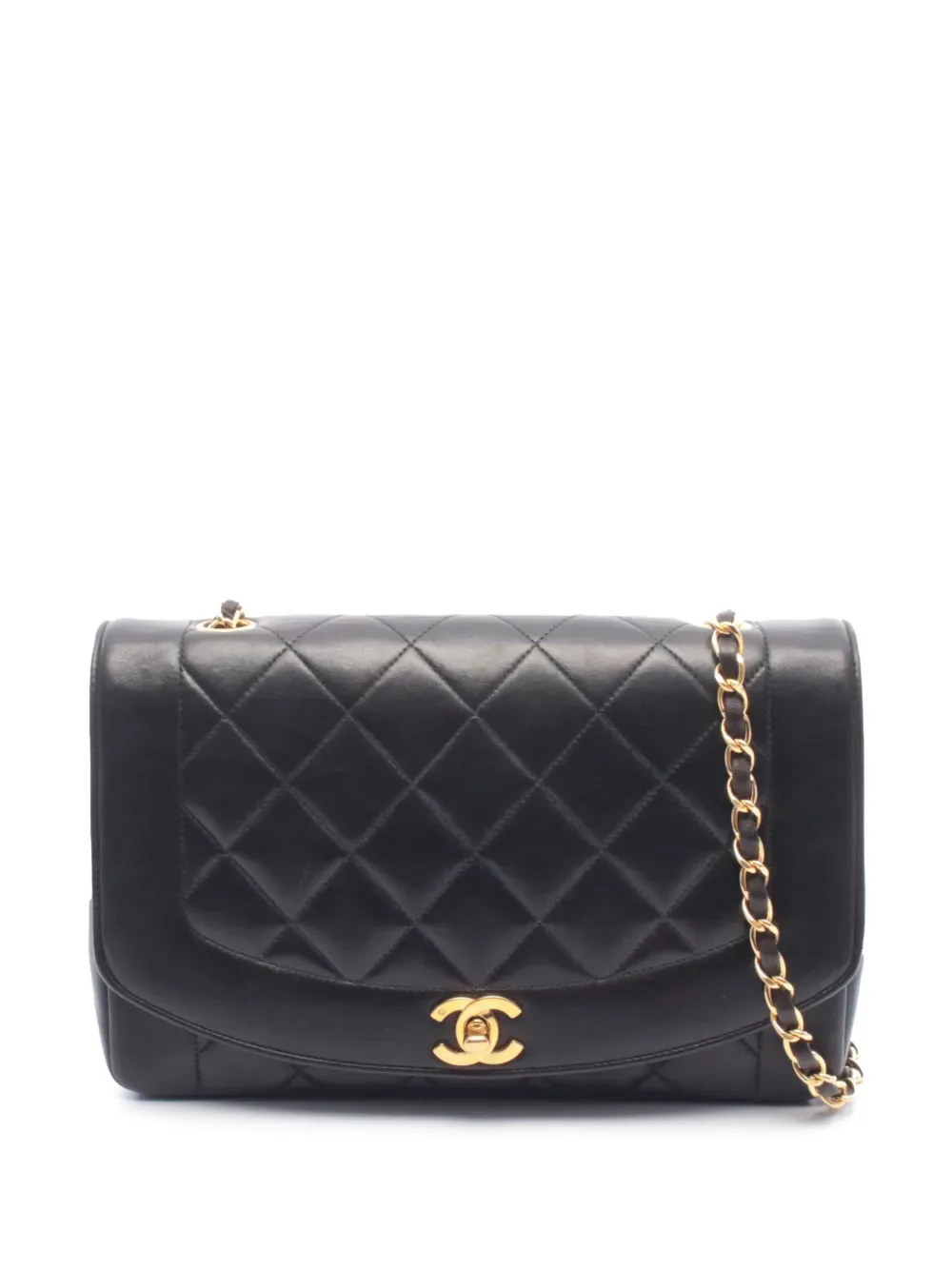 2003-2004 Medium Lambskin Diana Flap shoulder bag -