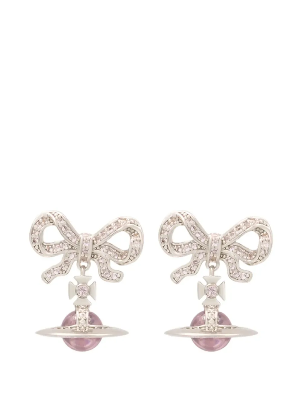 Octavie Orb bow earrings -