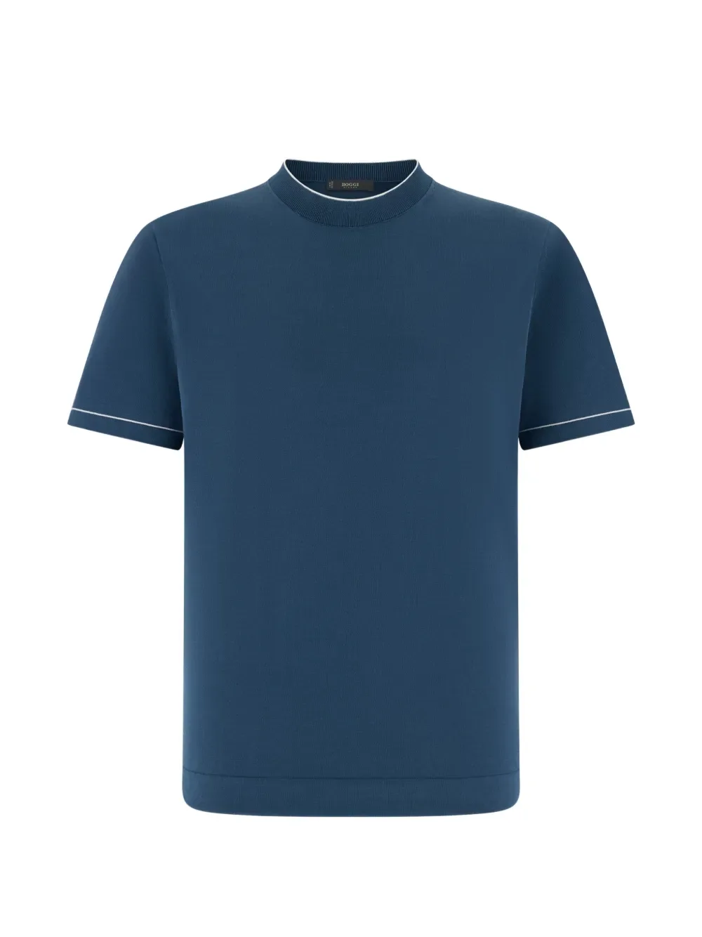 contrasting-detail T-shirt -