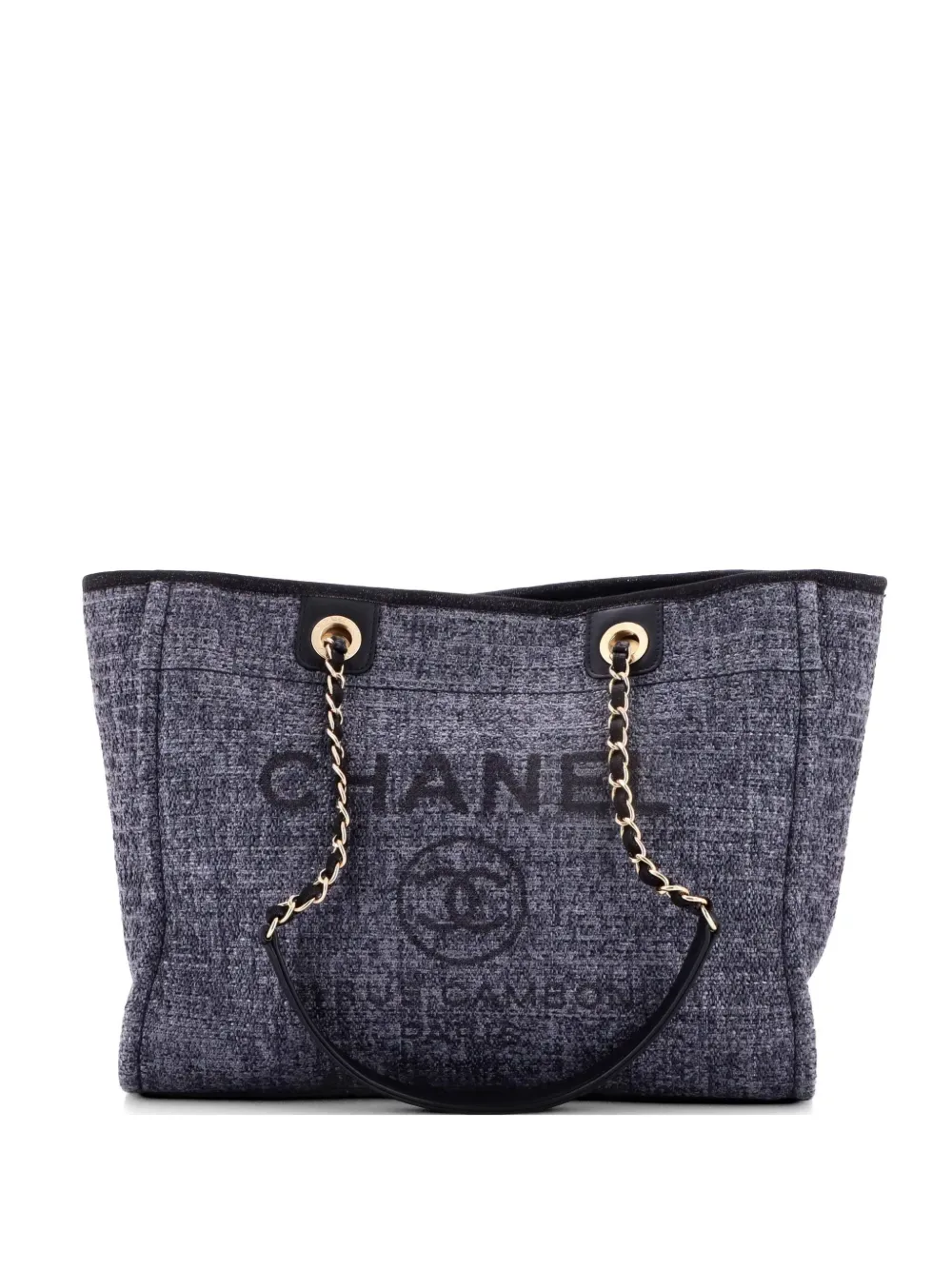 Deauville Raffia with Glitter Detail Small tote bag -