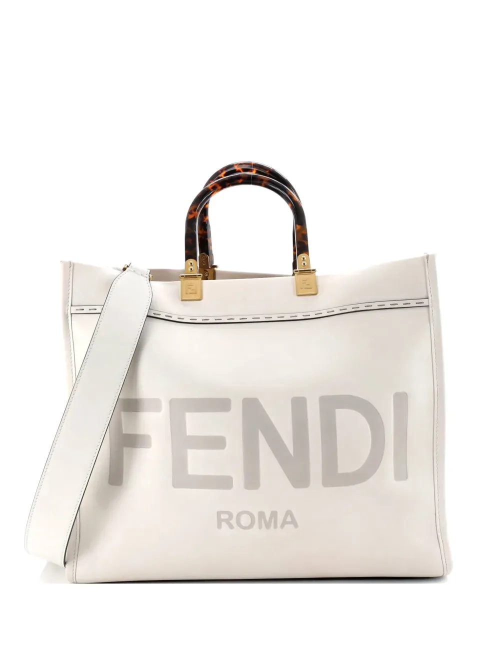 Sunshine Shopper Leather Medium tote bag -