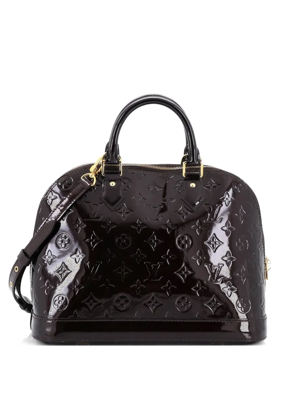 Alma Handbag Monogram Vernis PM satchel -