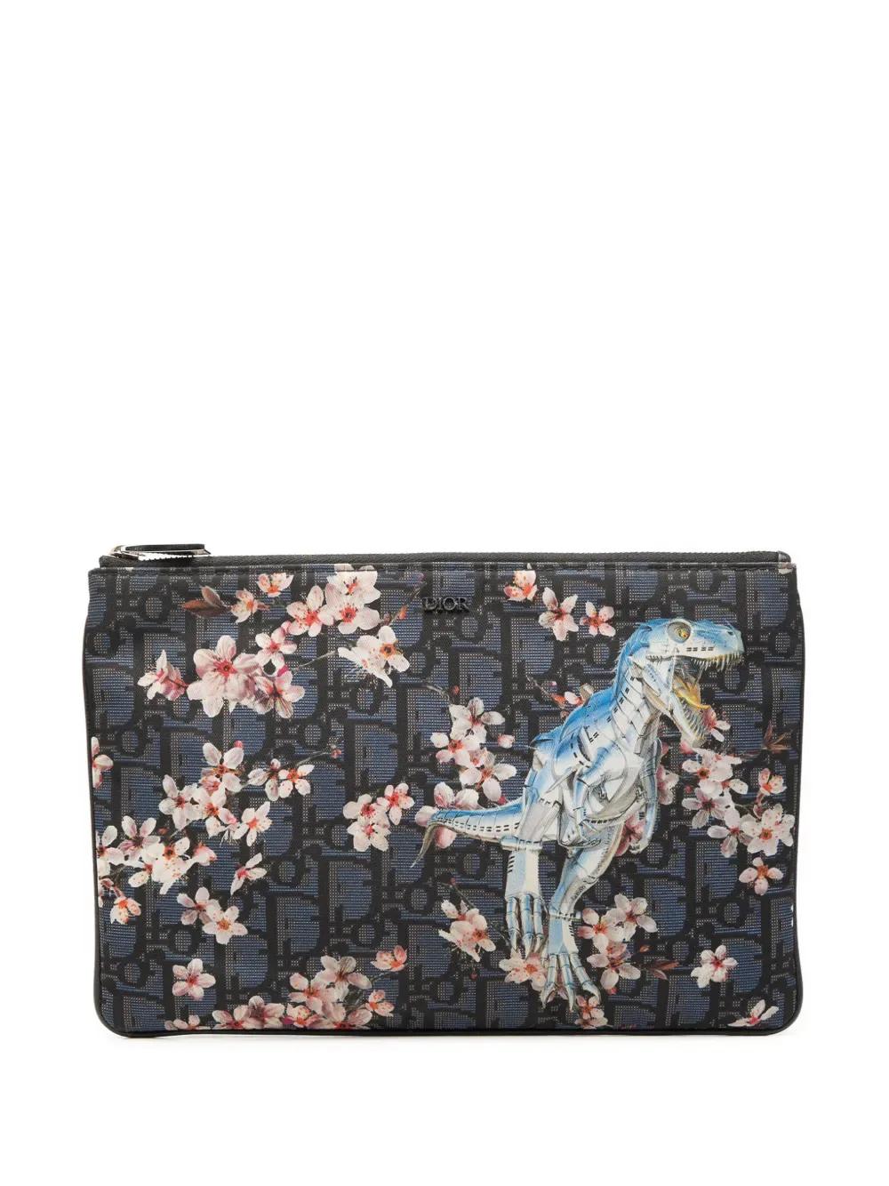 2018 Hajime Sorayama Oblique Nylon Safari clutch bag -