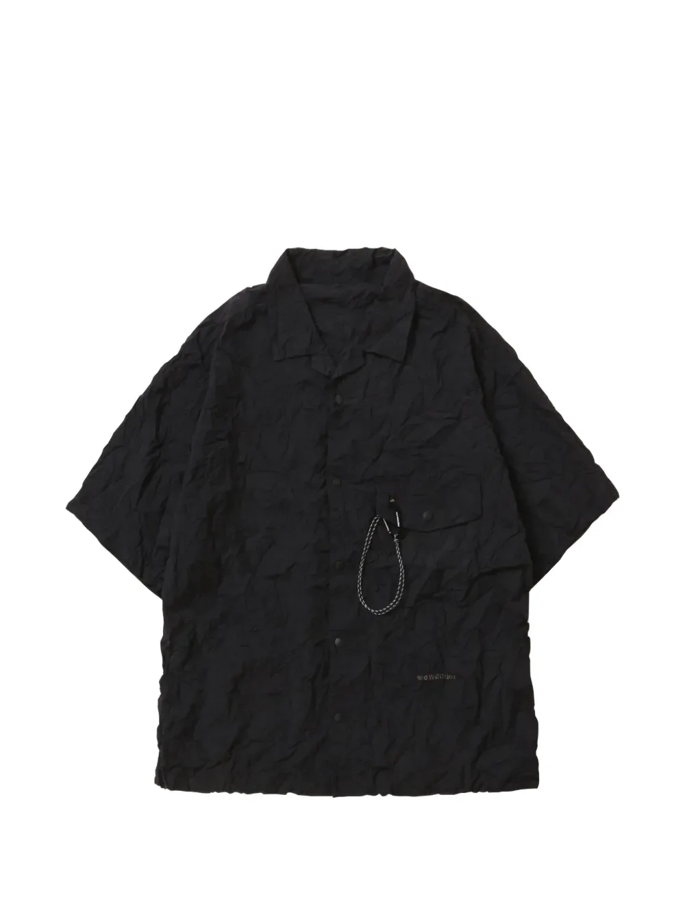 flap-pocket short-sleeve shirt -
