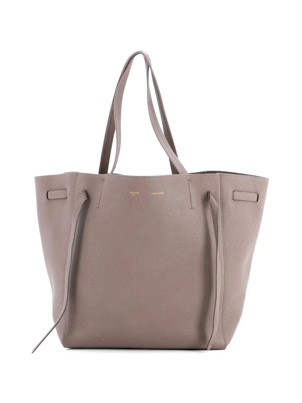 Phantom Tie Cabas Leather Medium tote bag - by Celine Pre-Owned