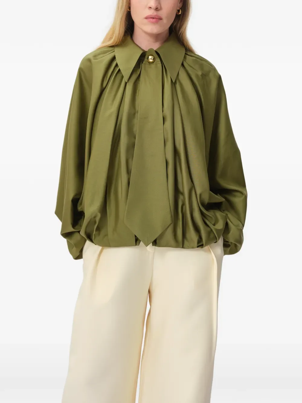 Dawn tie-detail jacket -