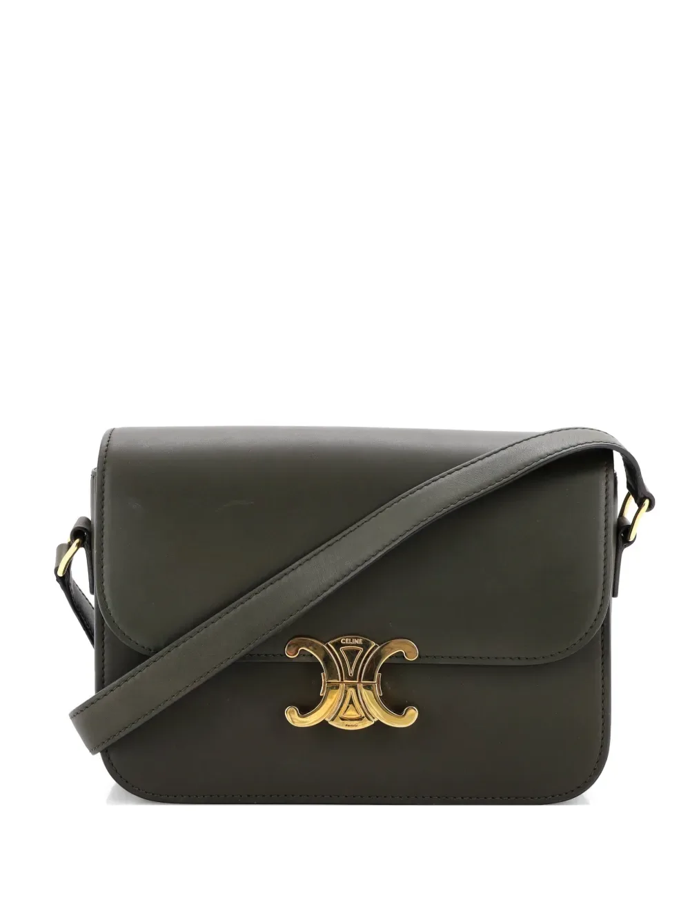 Triomphe Shoulder Bag Smooth Calfskin Medium crossbody bag -