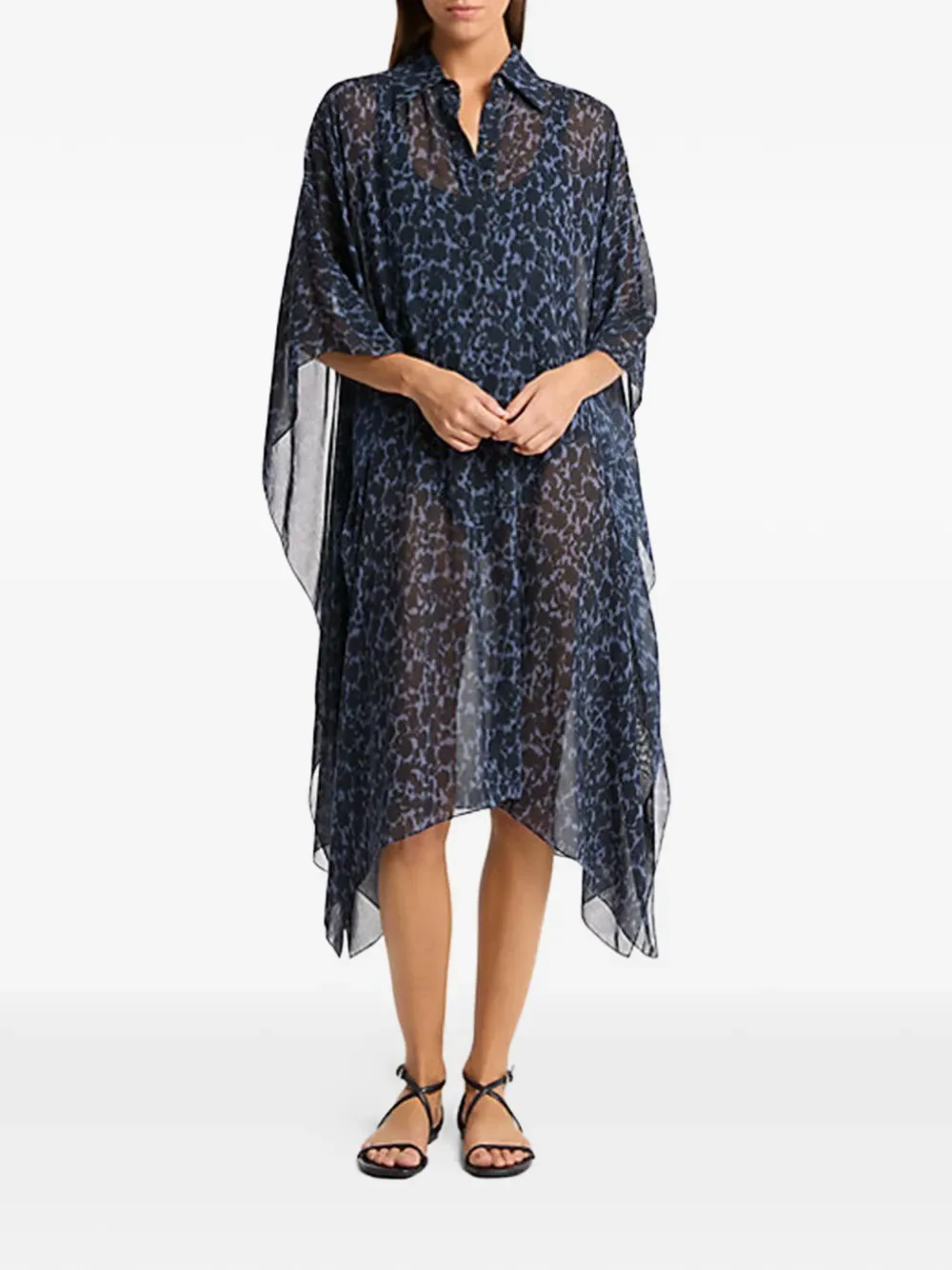 floral caftan -