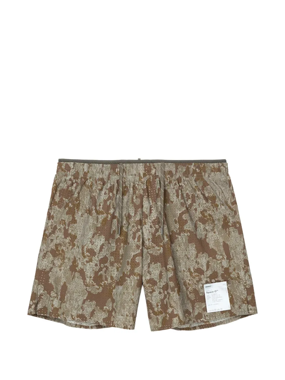 Space-O™ 5" perforated drawstring shorts -