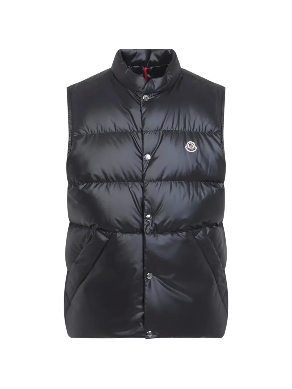 buttoned padded gilet -