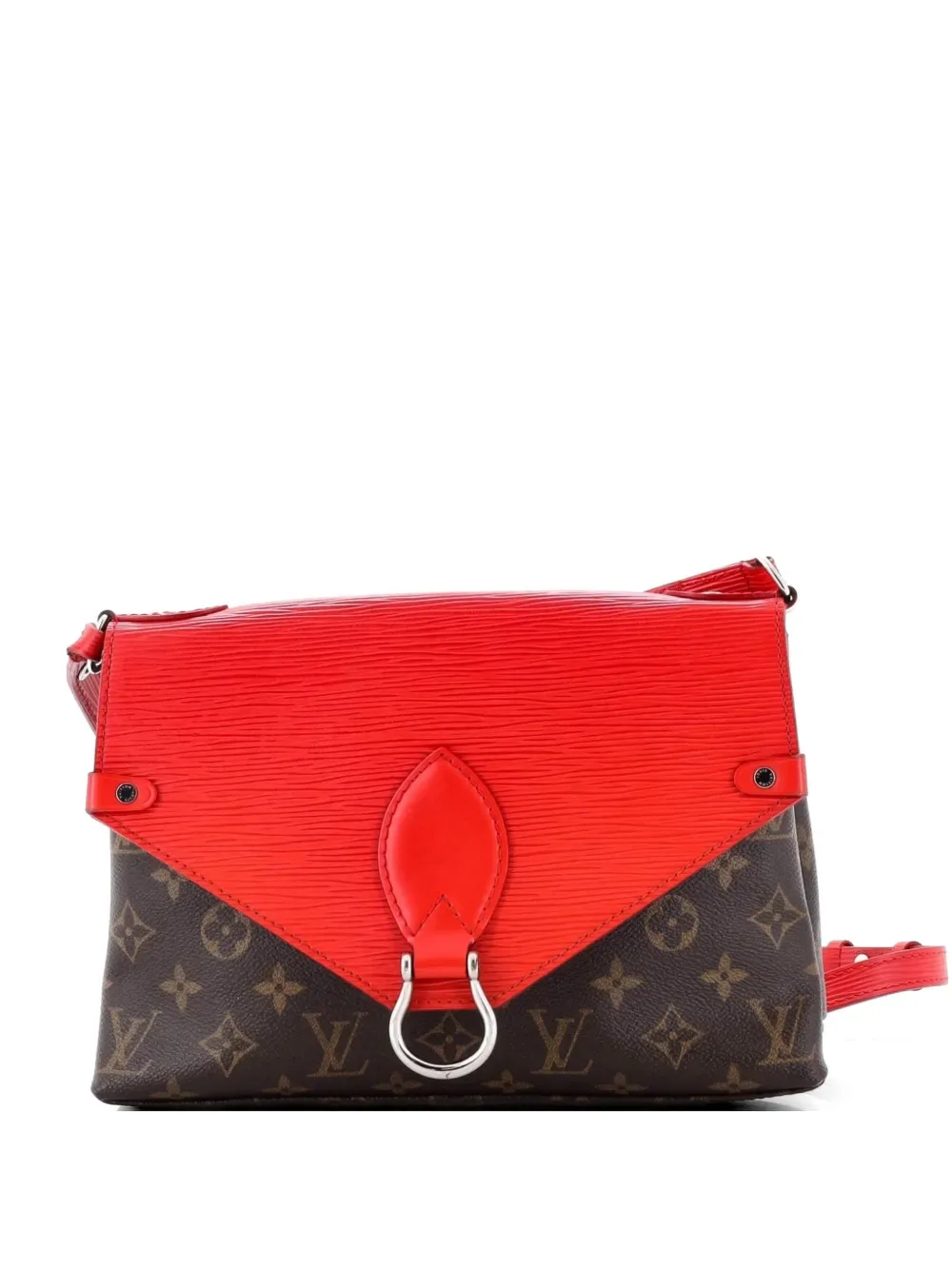 Saint Michel Handbag Monogram Canvas and Epi Leather shoulder bag -