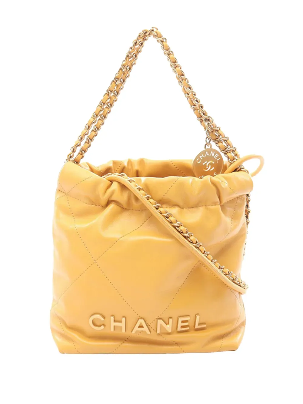 2021-2026 Mini Calfskin 22 Hobo shoulder bag - by CHANEL Pre-Owned