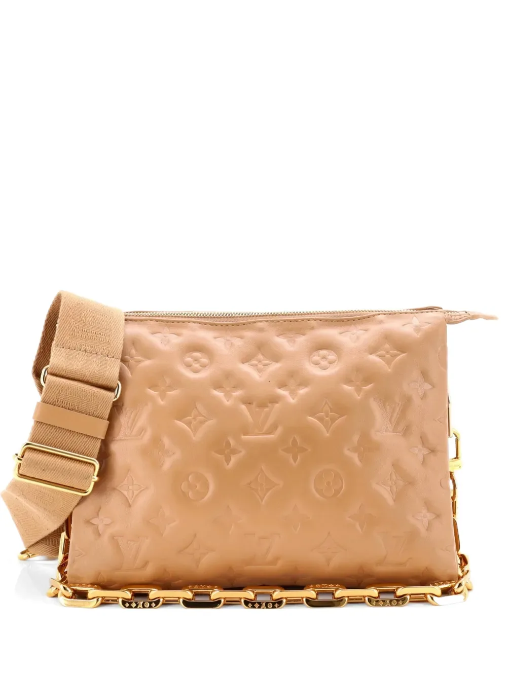 Coussin Bag Monogram Embossed Lambskin PM crossbody bag -