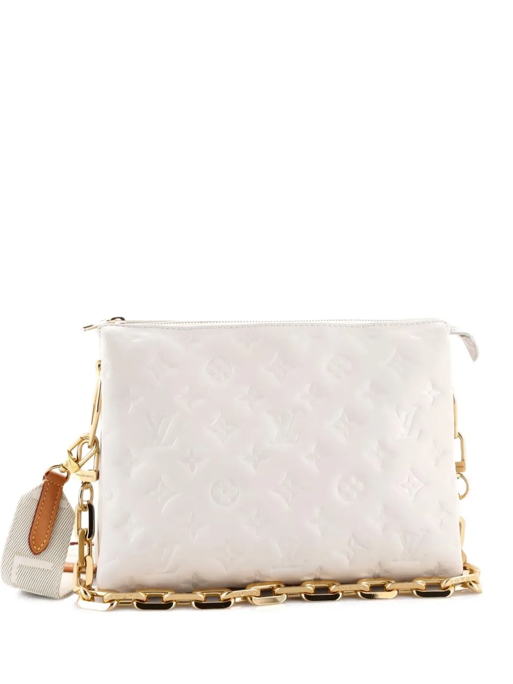Coussin Bag Monogram Embossed Lambskin PM Crossbody Bag