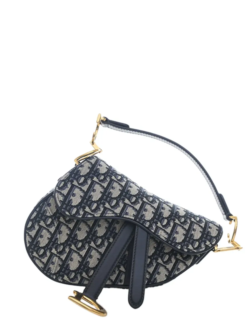 2020 Mini Oblique Canvas Saddle Bag satchel -