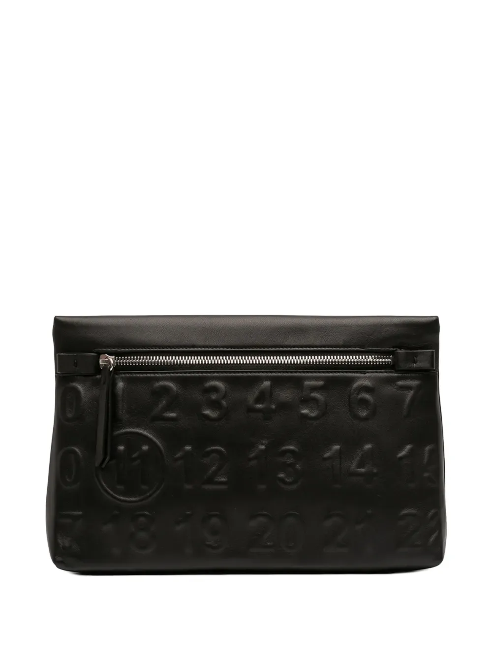 2010-2025 Embossed Leather Numeric Label clutch bag - by Maison Martin Margiela Pre-Owned
