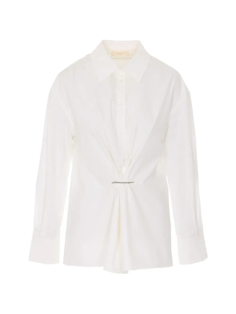 long-sleeve buttoned shirt -