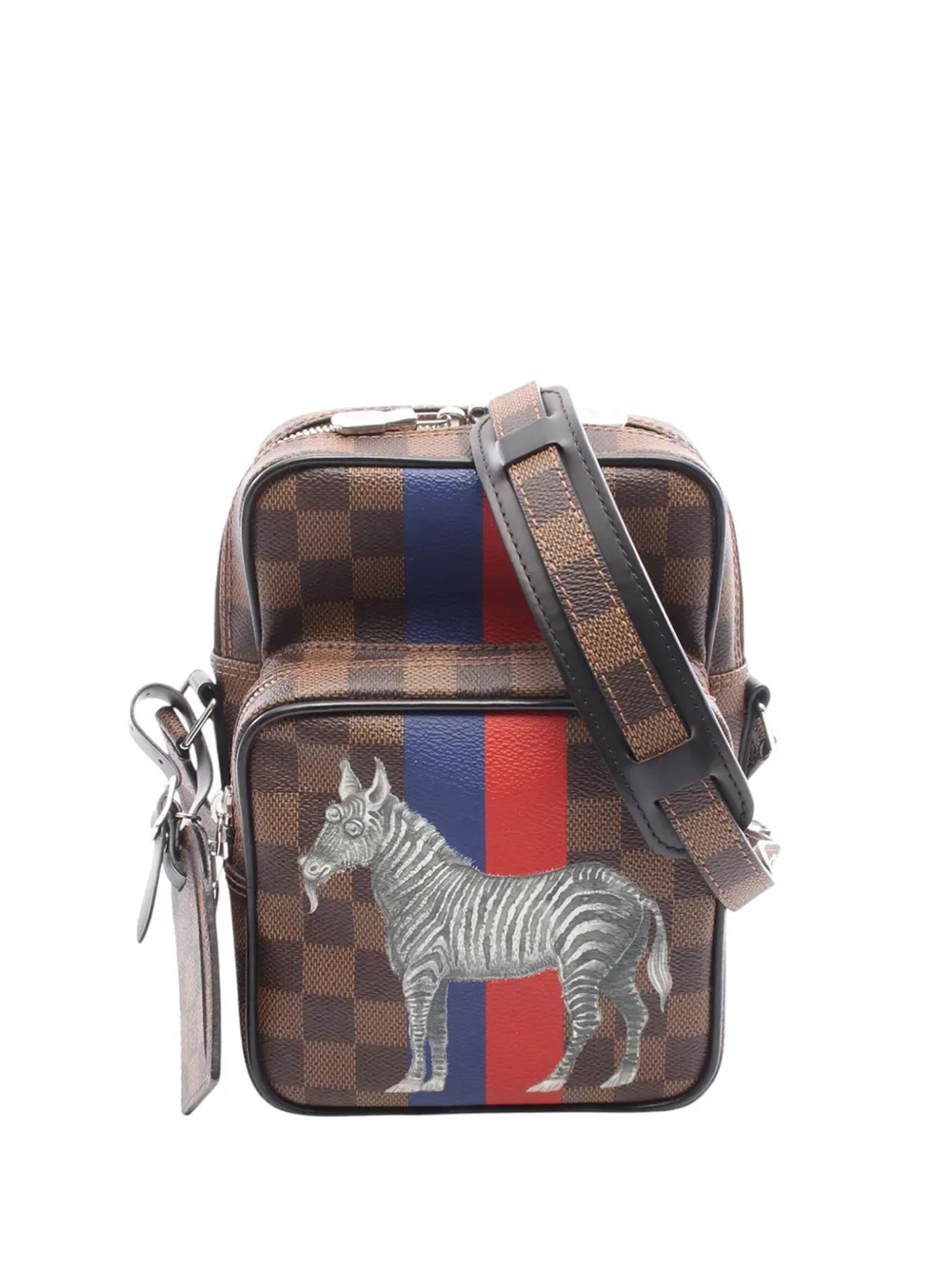 2016 Damier Ebene Savanna Amazon crossbody bag -