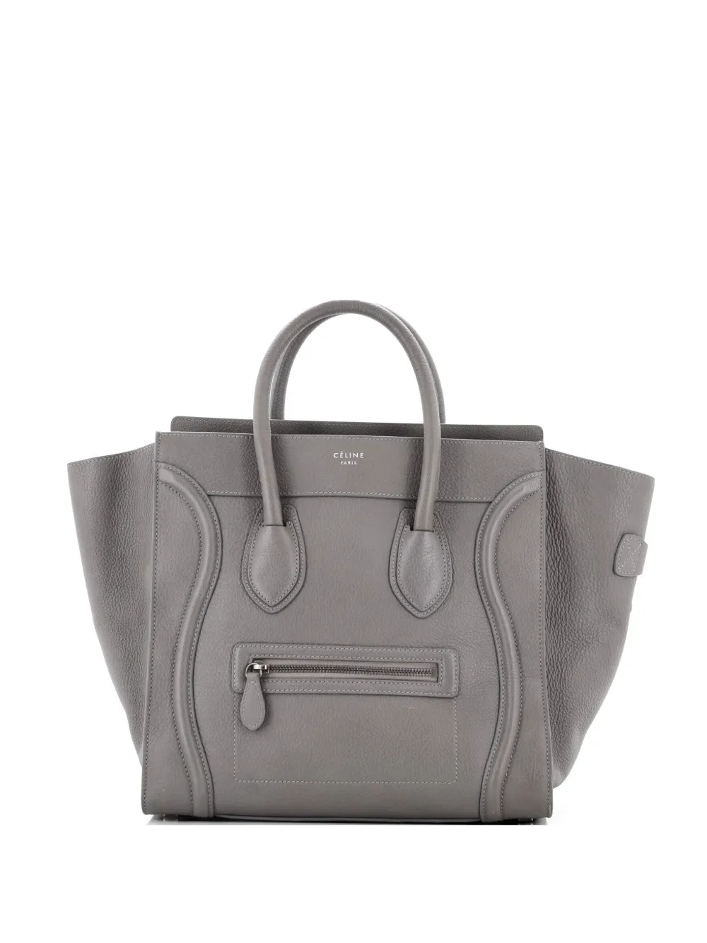 Luggage Bag Grainy Leather Mini tote bag -