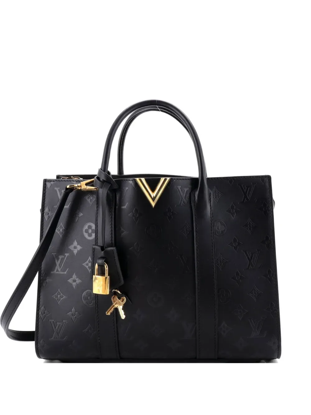Very Monogram Leather MM tote bag - by Louis Vuitton Pre-Owned