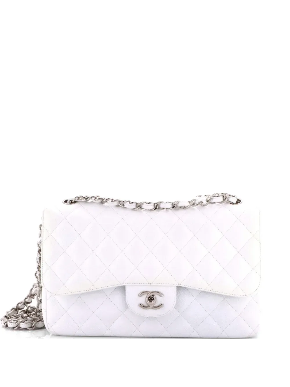 Classic Double Flap Bag Quilted Caviar Jumbo shoulder bag -