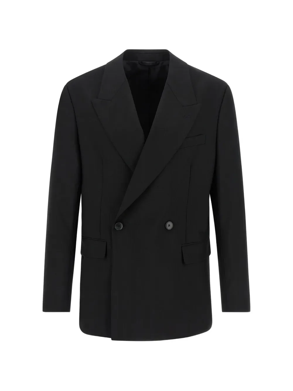 double-breasted peaked-lapel blazer -