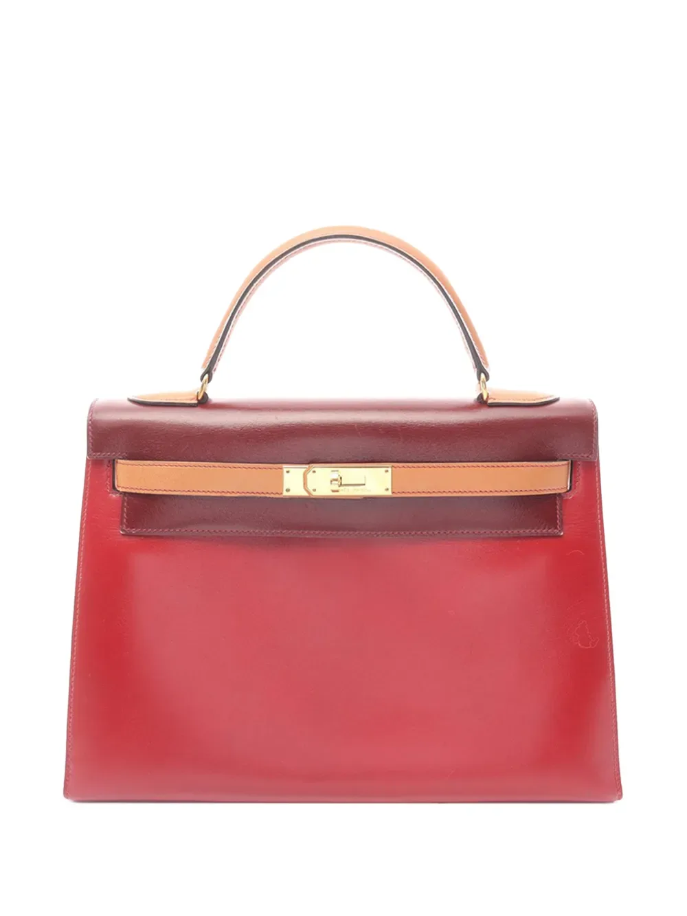 1988 Boxcalf Tricolor Kelly I Sellier 32 handbag -