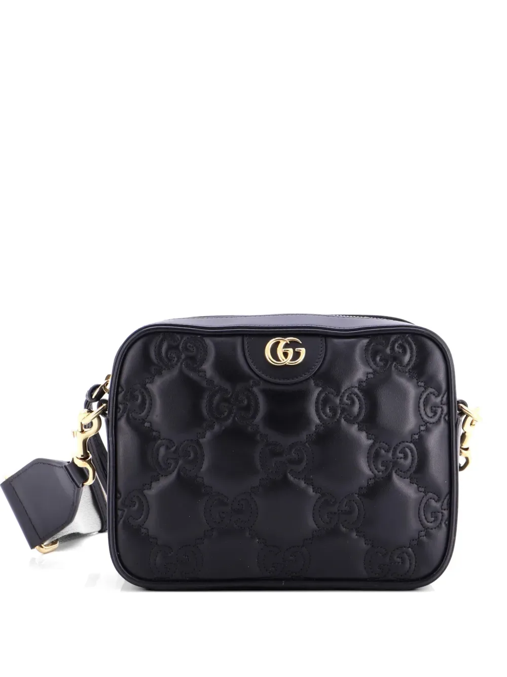 Zip Camera Bag GG Matelasse Leather Small shoulder bag -