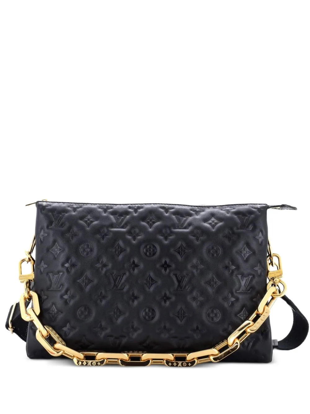 Coussin Bag Monogram Embossed Lambskin mm Crossbody Bag