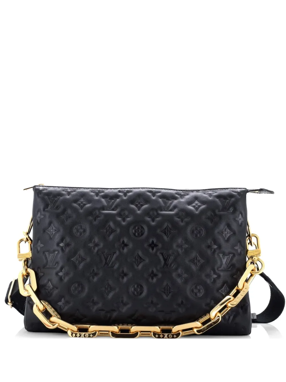 Coussin Bag Monogram Embossed Lambskin MM crossbody bag -