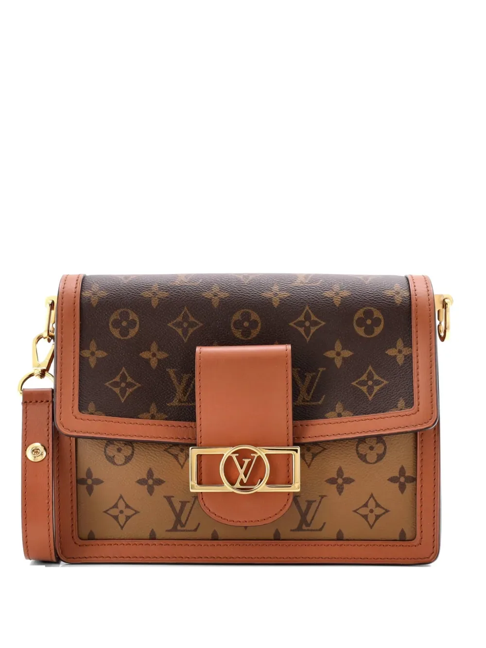 Dauphine Reverse Monogram Canvas MM shoulder bag -