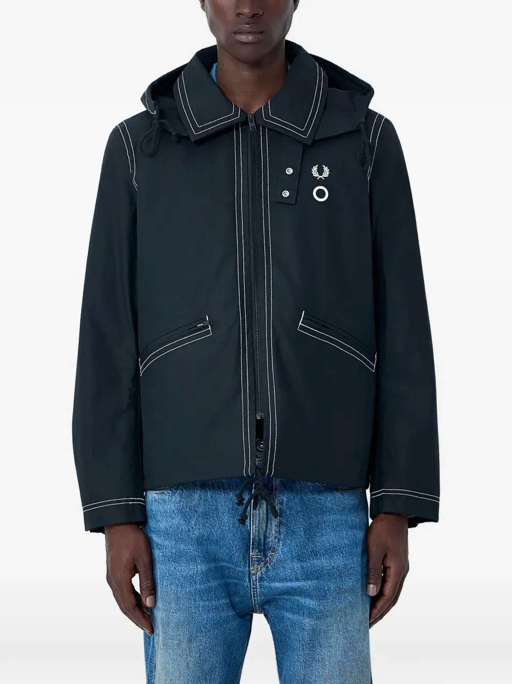 x Craig Green zip-fastening hoodie - by Fred Perry