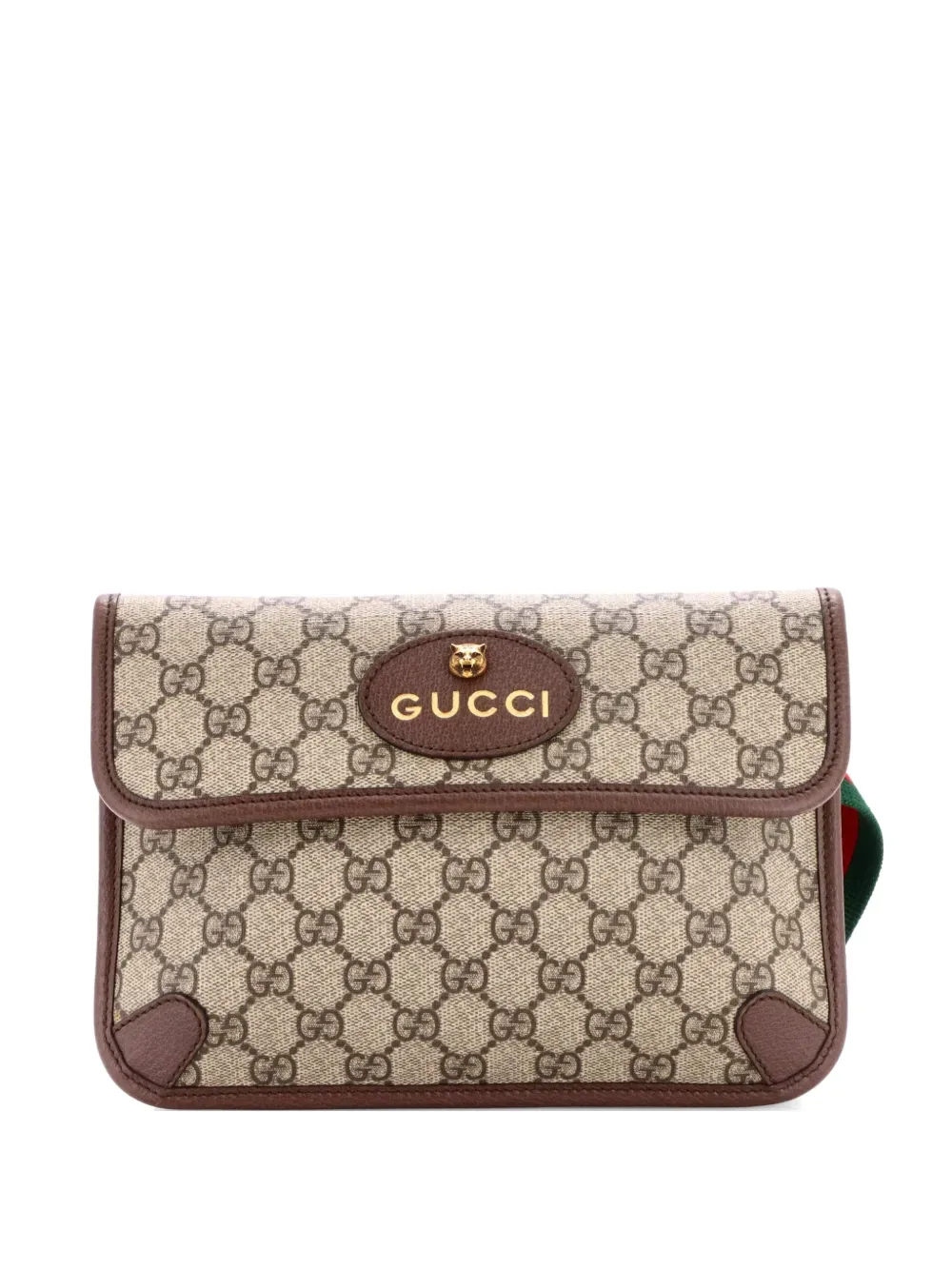 Neo Vintage Flap GG Coated Canvas belt bag - by Gucci Pre-Owned