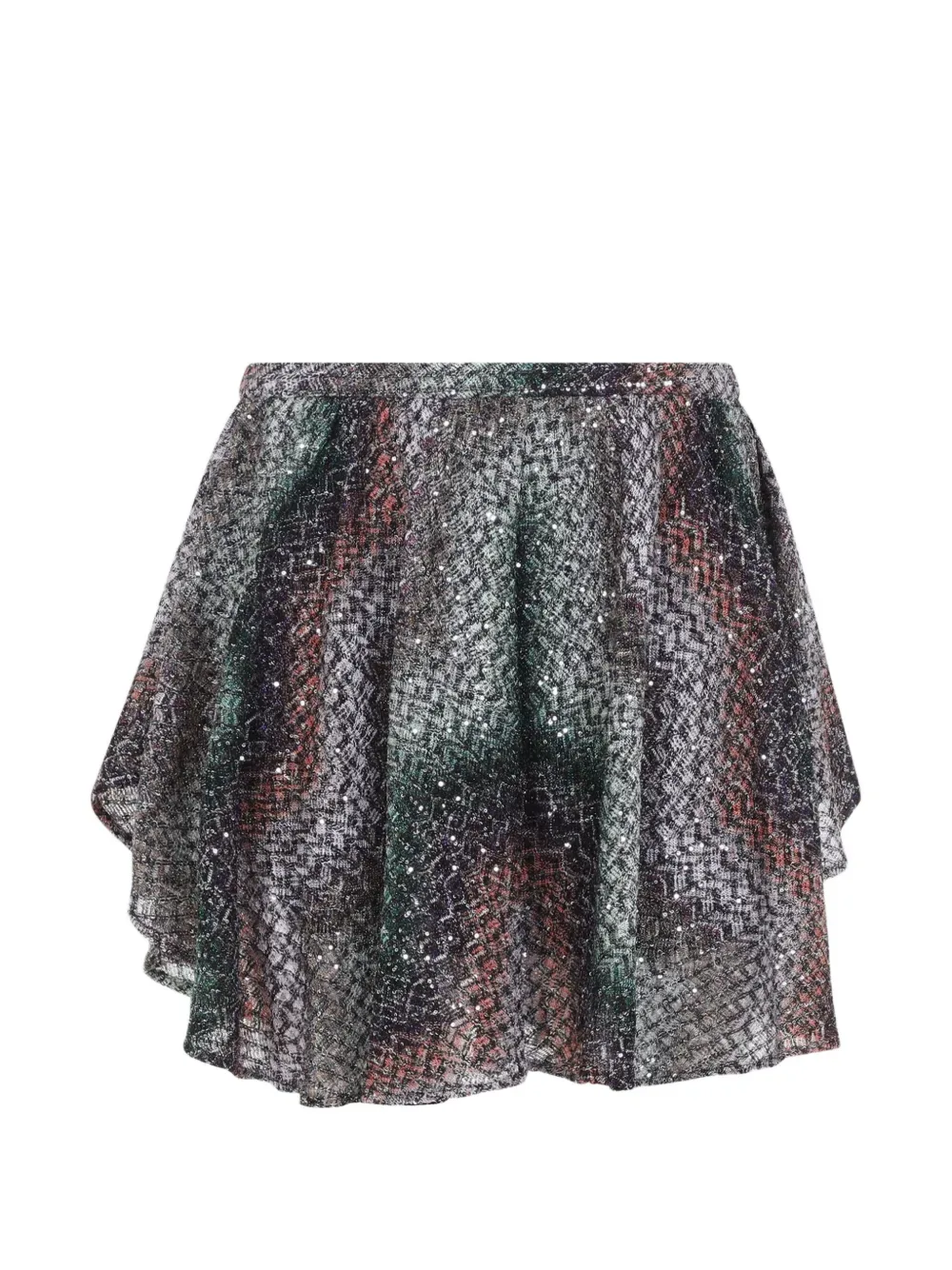 sequin mini skirt -
